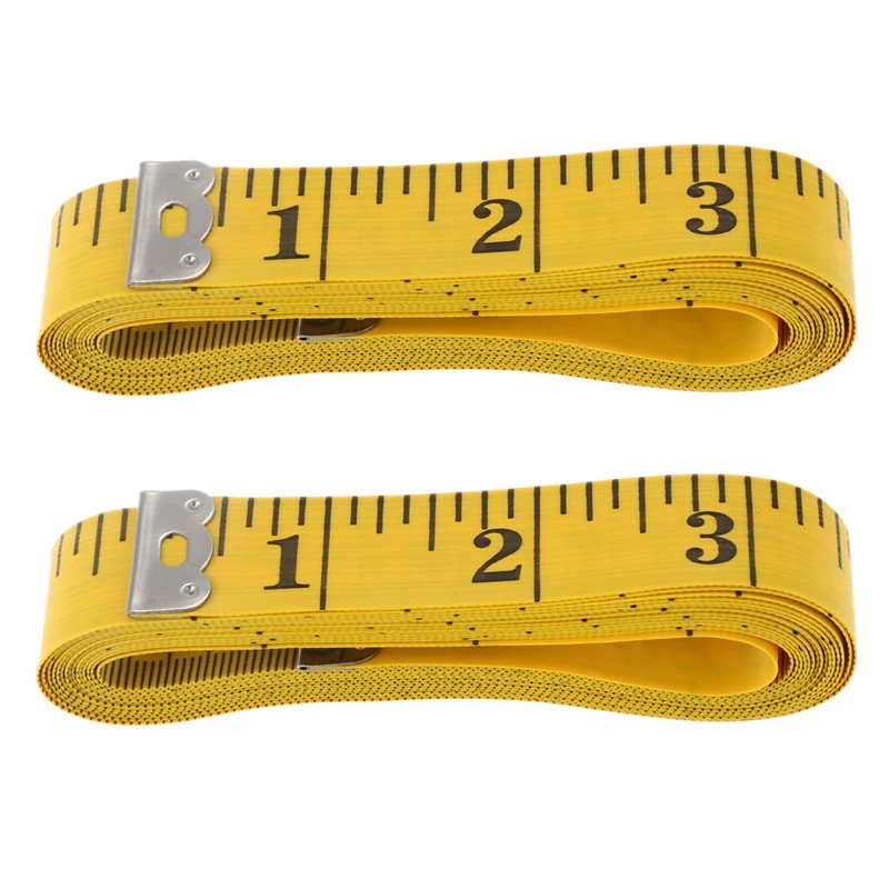 2X Tape Measure Meter Tape Rule Of Tailor 120 Inch
2X Tape Measure Meter Tape Rule Of Tailor 120 Inch