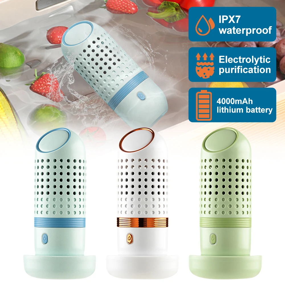 Fruit And Vegetable Washing Machine Mini Fruit And Vegetable Cleaner Wireless Charging IPX7 Waterproof Portable For Home Travel
Fruit And Vegetable Washing Machine Mini Fruit And Vegetable Cleaner Wireless Charging IPX7 Waterproof Portable For Home Travel