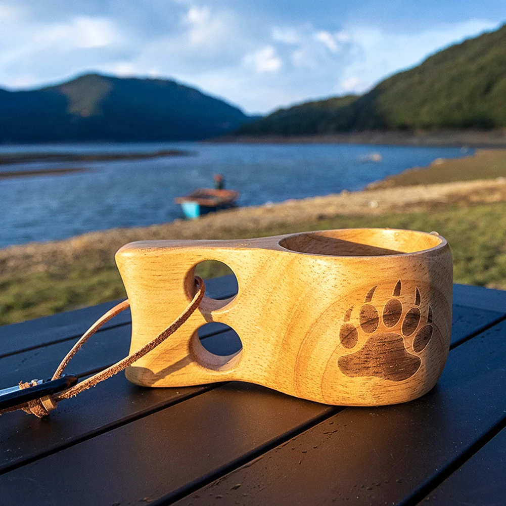 Outdoor Coffee Cup Camping Wooden Cup Camping Couple Cup Anti-scalding Camping Equipments Outdoor Tools Accessories For Camping
Outdoor Coffee Cup Camping Wooden Cup Camping Couple Cup Anti-scalding Camping Equipments Outdoor Tools Accessories For Camping