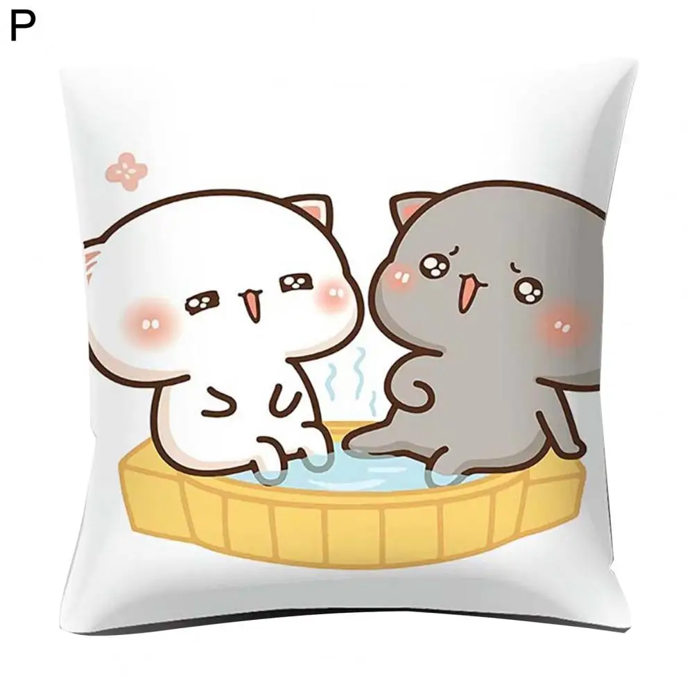 Decorative Cute Wear Resistant Sofa Pillowcase Valentines Day Cat Pillow Cover Cartoon for Car
Decorative Cute Wear Resistant Sofa Pillowcase Valentines Day Cat Pillow Cover Cartoon for Car