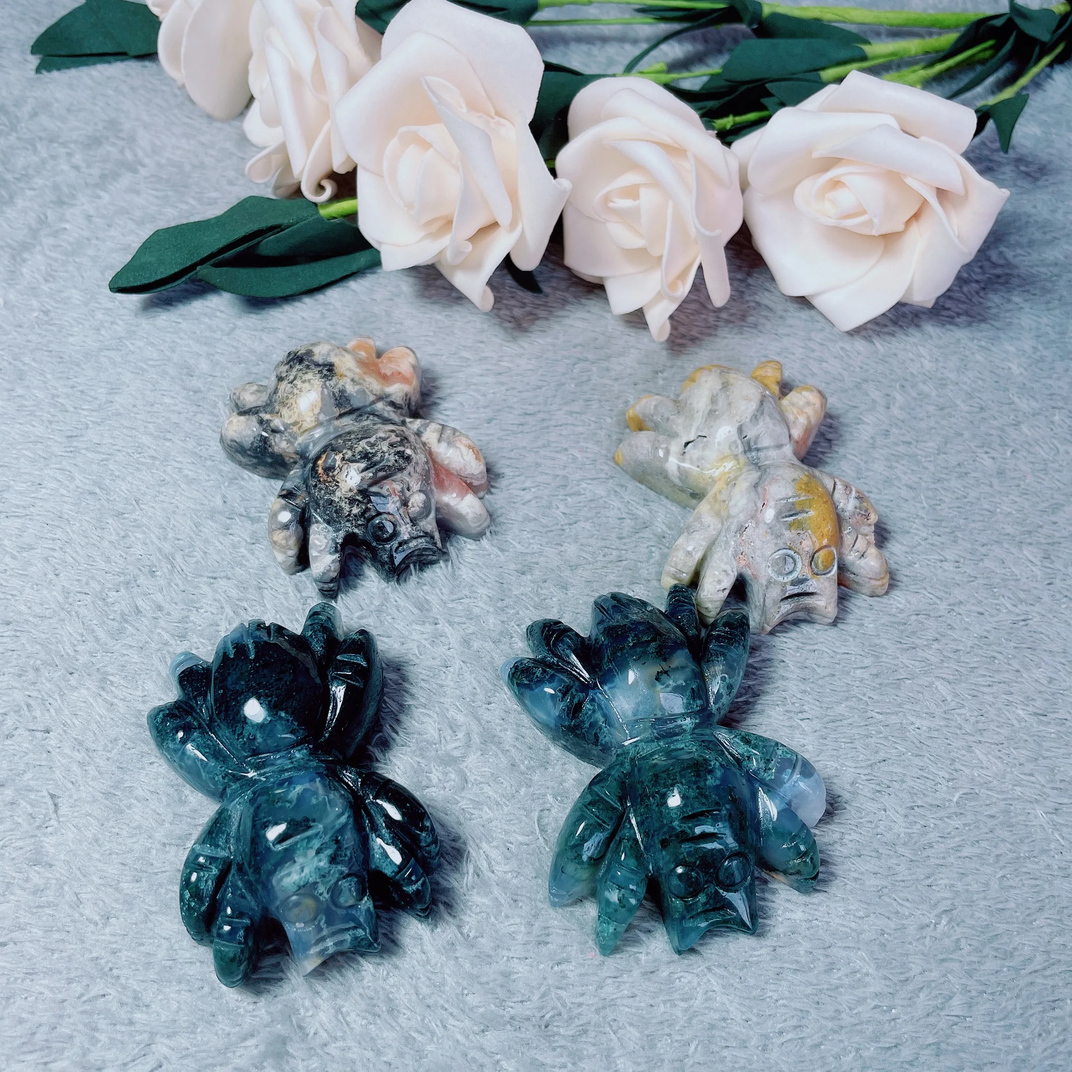 1PCS Natural Crystal Spider Animal Carving Ornaments Gemstone Igurines Reiki Stones Furnishing Decoration Home Decor
1PCS Natural Crystal Spider Animal Carving Ornaments Gemstone Igurines Reiki Stones Furnishing Decoration Home Decor