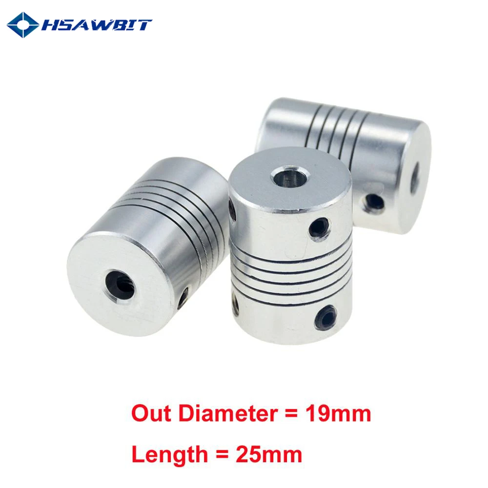 D19L25 5x8mm Aluminium CNC Motor Jaw Shaft Coupler 5mm To 8mm Flexible Coupling OD 19x25mm Dropshipping 3/4/5/6/6.35/7/8/10mm
D19L25 5x8mm Aluminium CNC Motor Jaw Shaft Coupler 5mm To 8mm Flexible Coupling OD 19x25mm Dropshipping 3/4/5/6/6.35/7/8/10mm