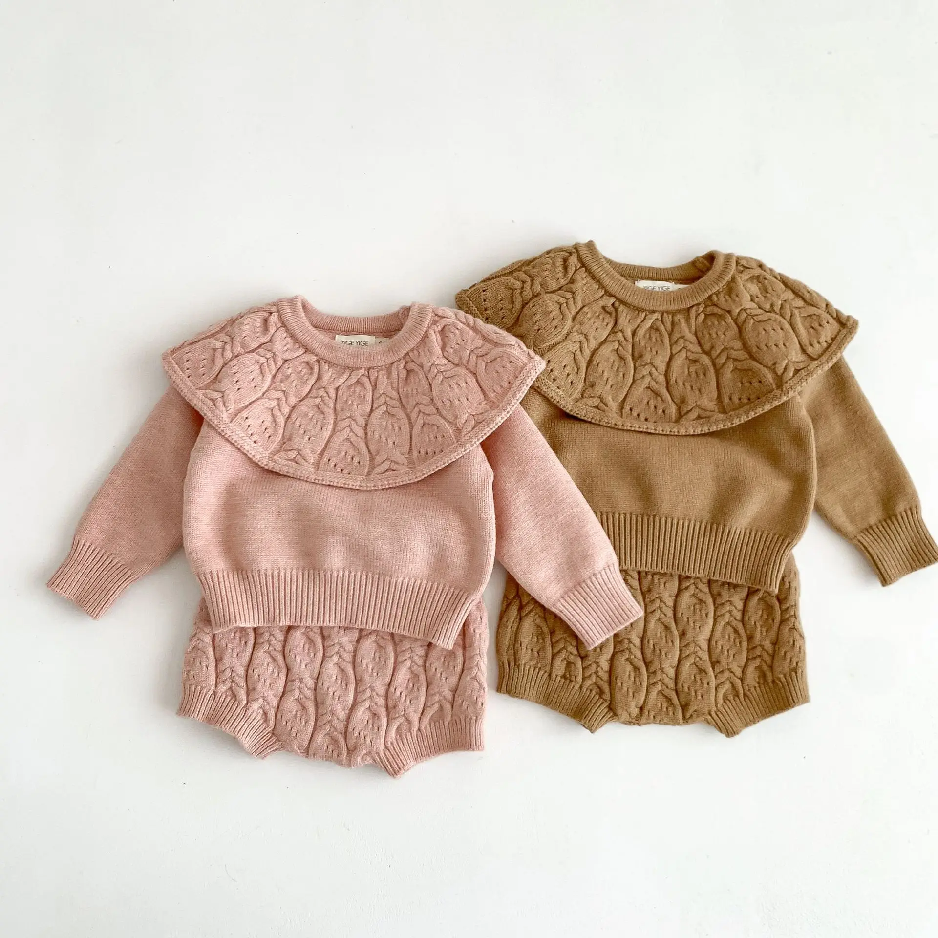 2023 Autumn Winter Ins Baby Girls 2PCS Clothes Set Cotton Knitted Long Sleeve Sweaters Pp Pants Suit Toddler Girls Outfits
2023 Autumn Winter Ins Baby Girls 2PCS Clothes Set Cotton Knitted Long Sleeve Sweaters Pp Pants Suit Toddler Girls Outfits