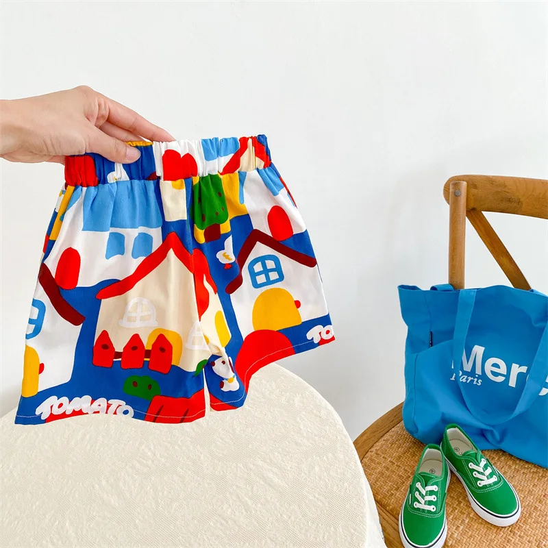 Summer 2023 Children's Cartoon Shorts Boy and Girl Colorful Cute Comfortable Loose Cotton Shorts Fashion Rainbow Baby Kids Pants
Summer 2023 Children's Cartoon Shorts Boy and Girl Colorful Cute Comfortable Loose Cotton Shorts Fashion Rainbow Baby Kids Pants