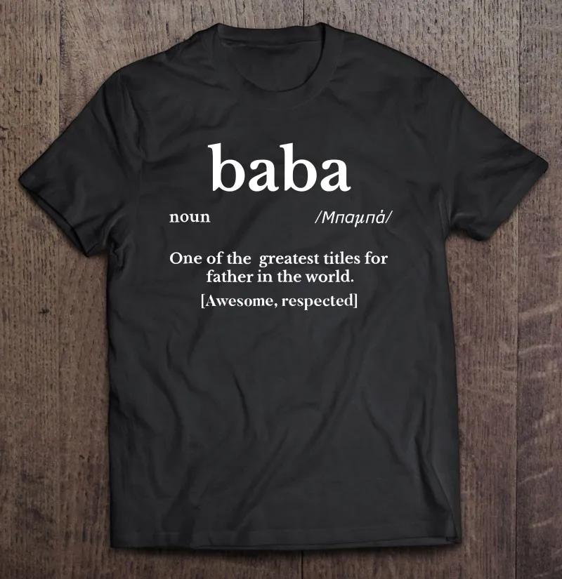 Мужская рубашка s Baba греческие подарки для папы подарки на день отца мужские футболки мужские рубашки винтажная рубашка в Корейском стиле М... 
Мужская рубашка s Baba греческие подарки для папы подарки на день отца мужские футболки мужские рубашки винтажная рубашка в Корейском стиле М...