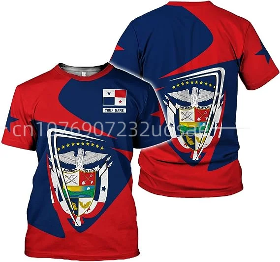 2023 New Panama Men's T-shirt3D Printing Casual Fashion T-shirt Custom Name Men's and Women's Round Neck Top 
2023 New Panama Men's T-shirt3D Printing Casual Fashion T-shirt Custom Name Men's and Women's Round Neck Top