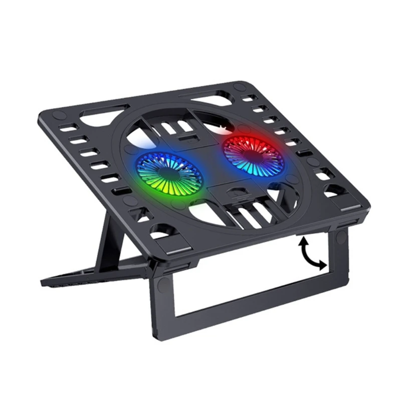 Охлаждающие вентиляторы RGB, подставка-кронштейн для ноутбука, подставка-кулер для телефона, бесшумная рассеивающая тепло Складная стойка, п...
Охлаждающие вентиляторы RGB, подставка-кронштейн для ноутбука, подставка-кулер для телефона, бесшумная рассеивающая тепло Складная стойка, п...