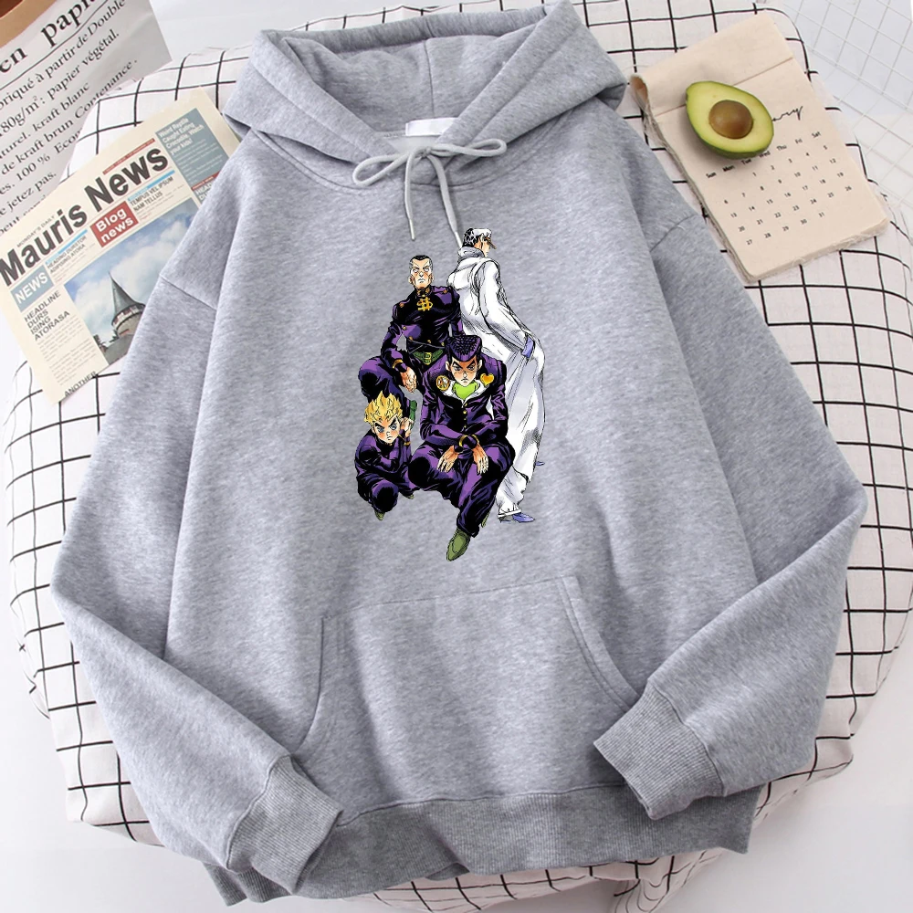 JoJo's Bizarre Adventure Hoodie Women Men Unisex Casual Soft Pullover Autumn New 2022 Hoodies Fleece Harajuku Mens Streetwear
JoJo's Bizarre Adventure Hoodie Women Men Unisex Casual Soft Pullover Autumn New 2022 Hoodies Fleece Harajuku Mens Streetwear