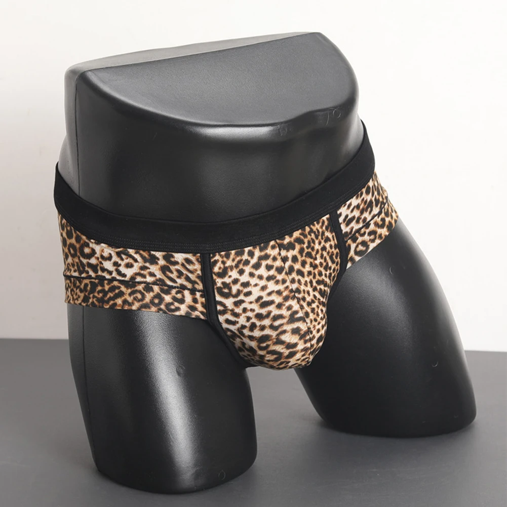 Plus Size Leopard Panties Men U Pouch Boxer Briefs Low Waist Underwear Breathable High Elastic String Homme Comfort Underpants
Plus Size Leopard Panties Men U Pouch Boxer Briefs Low Waist Underwear Breathable High Elastic String Homme Comfort Underpants