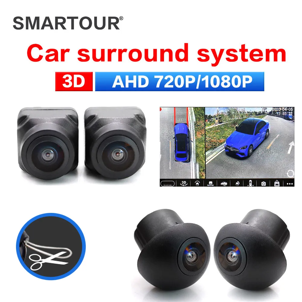 3D автомобильная 1080P/720P AHD 360-градусная камера панорамного объемного обзора правая + левая + передняя + камера заднего вида для Android авто радио
3D автомобильная 1080P/720P AHD 360-градусная камера панорамного объемного обзора правая + левая + передняя + камера заднего вида для Android авто радио