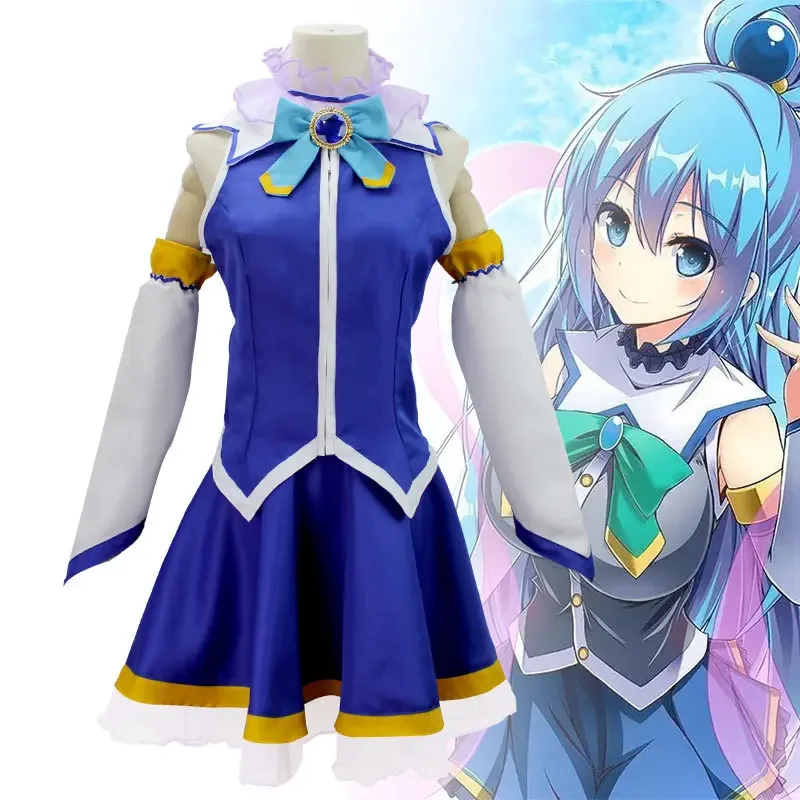 Aqua Konosuba Cosplay Anime Konosuba God's Blessing on this Wonderful World Aqua Cosplay Costumes Wig Shoes Dress For Women
Aqua Konosuba Cosplay Anime Konosuba God's Blessing on this Wonderful World Aqua Cosplay Costumes Wig Shoes Dress For Women
