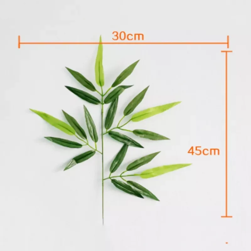 Branches Green Artificial Bamboo Leaves Silk Cloth Artificial Plants for Wedding Decoration Home Office Decorative Leaves
Branches Green Artificial Bamboo Leaves Silk Cloth Artificial Plants for Wedding Decoration Home Office Decorative Leaves