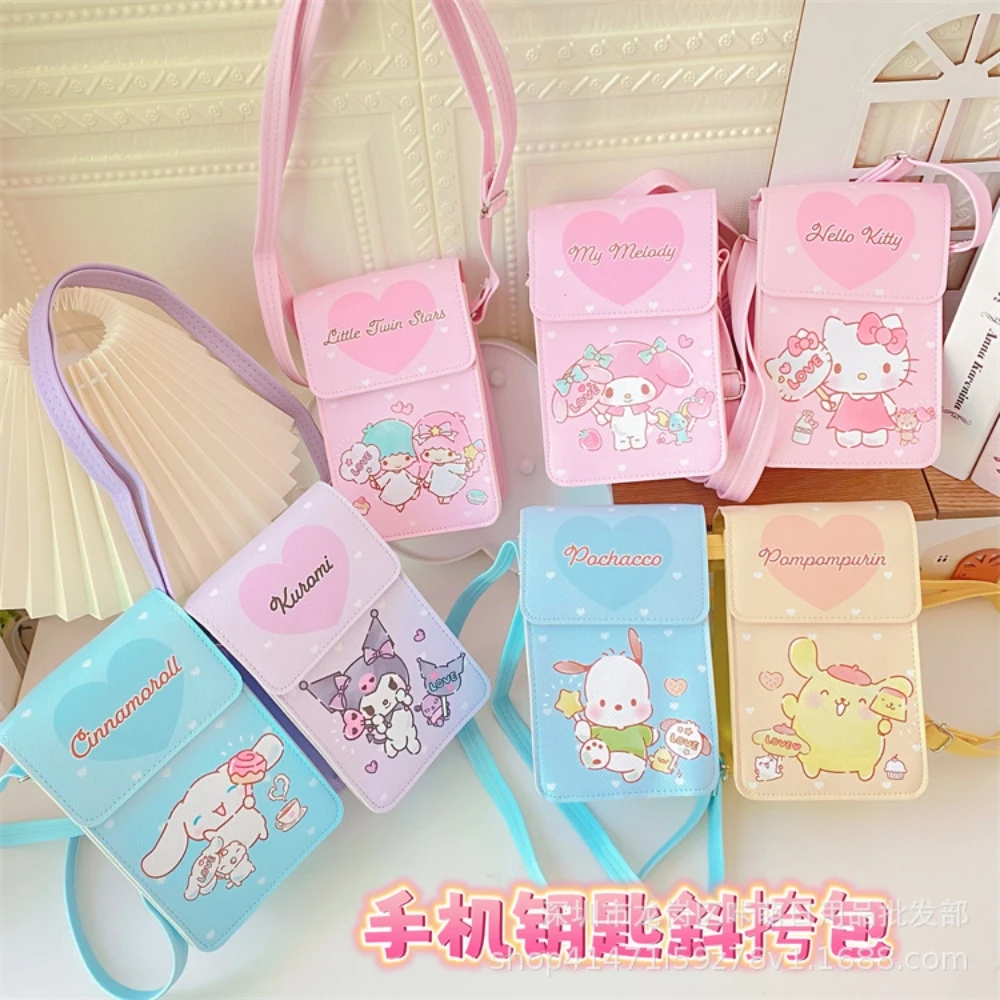 Cute Sanrio Crossbody Bags Hellokitty Mymelody Cinnamorol Cartoon Backpacks Anime Bagpacks Gift for Girl
Cute Sanrio Crossbody Bags Hellokitty Mymelody Cinnamorol Cartoon Backpacks Anime Bagpacks Gift for Girl