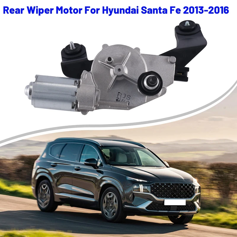 Автомобильный двигатель заднего стеклоочистителя 987002W000 для Hyundai Santa Fe 2013-2016 98700-2W000, задний стеклоочиститель
Автомобильный двигатель заднего стеклоочистителя 987002W000 для Hyundai Santa Fe 2013-2016 98700-2W000, задний стеклоочиститель