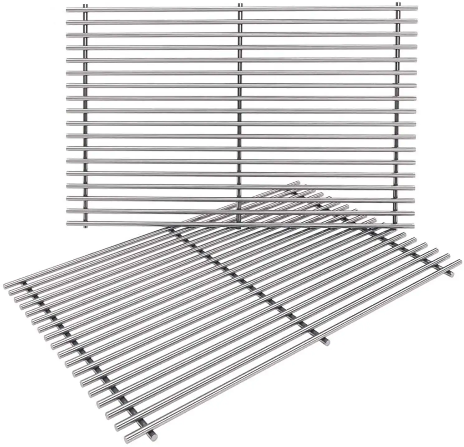 2 Pack Stainless Steel Grates Replacement for Weber E-330, E-310, 300 Series Grill Parts, 19.5 x 12.9 Inch
2 Pack Stainless Steel Grates Replacement for Weber E-330, E-310, 300 Series Grill Parts, 19.5 x 12.9 Inch