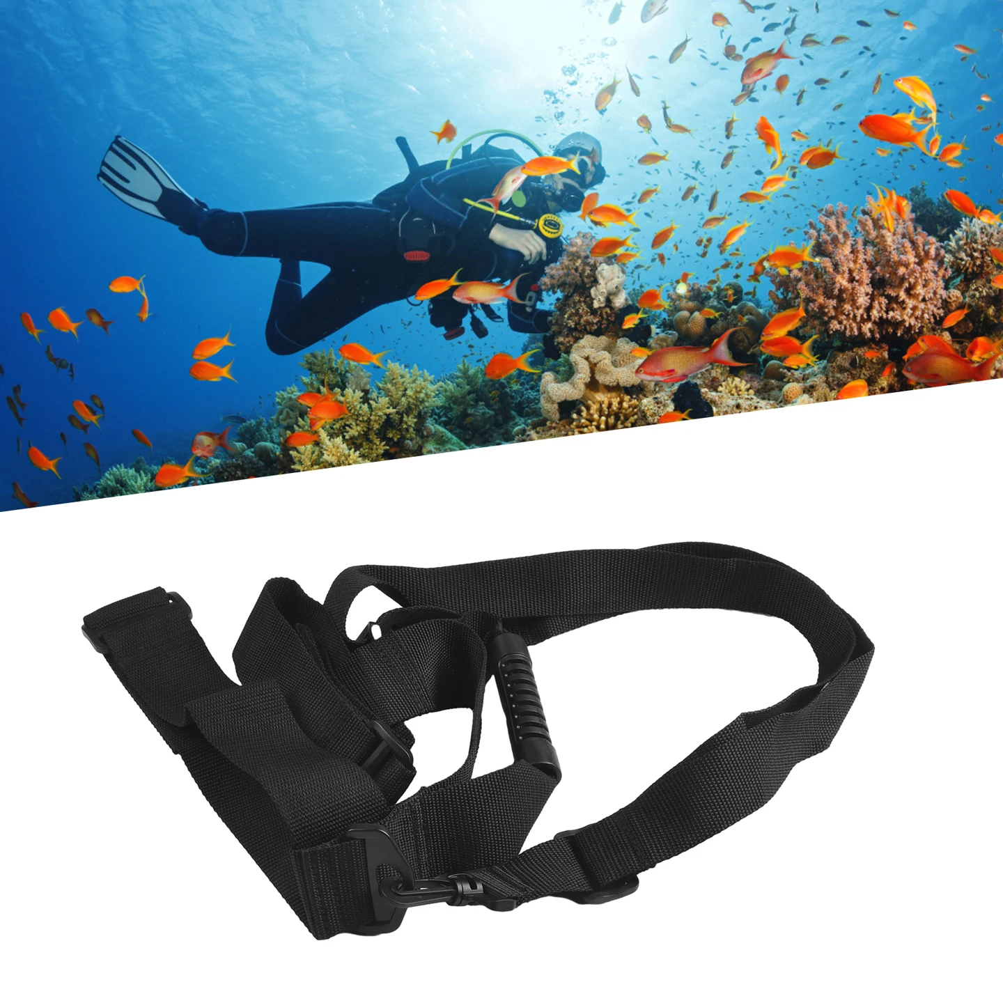 1pc Scuba Diving Tank Handle Nylon Cylinder Carrier Bottle Holder With Shoulder Strap Nylon Water Sports Parts For Cylinders
1pc Scuba Diving Tank Handle Nylon Cylinder Carrier Bottle Holder With Shoulder Strap Nylon Water Sports Parts For Cylinders