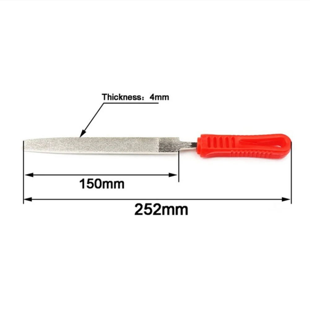 For Stainless Steel Diamond File Needle File Workshop Equipment 4 Pcs Ceramic Diamond Flat/Half Round/Triangle
For Stainless Steel Diamond File Needle File Workshop Equipment 4 Pcs Ceramic Diamond Flat/Half Round/Triangle