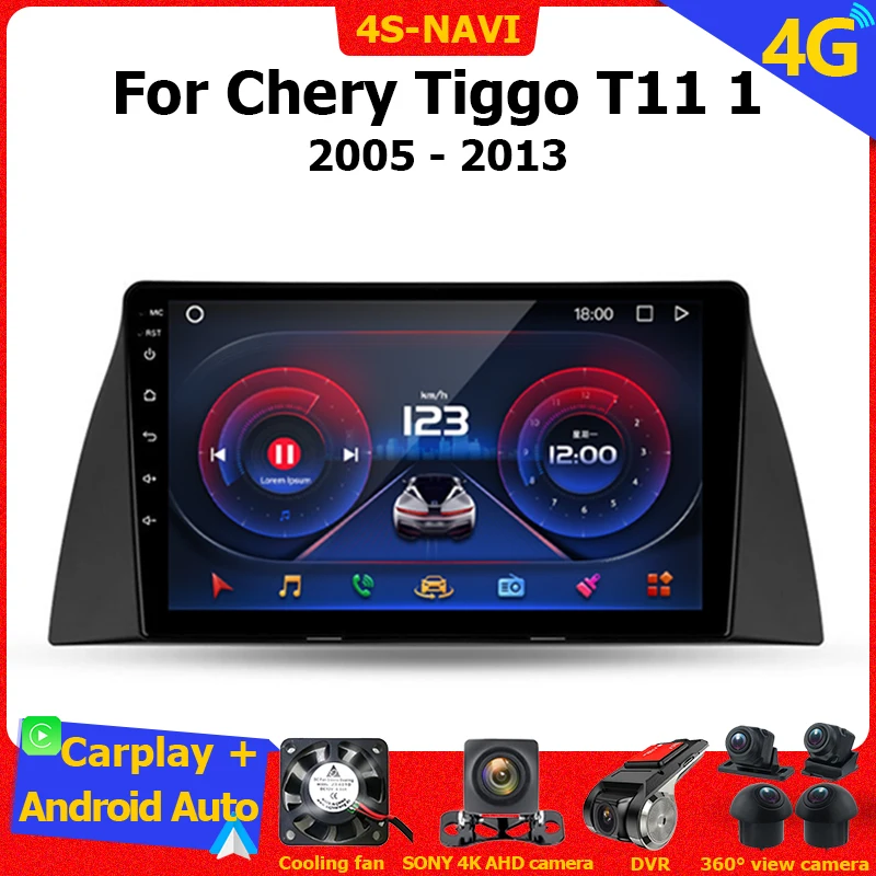 Автомобильное радио, видео мультимедийный плеер для Chery Tiggo T11 1 2005-2013, Android, автонавигация, GPS, Авторадио, головное устройство HU Monitor
Автомобильное радио, видео мультимедийный плеер для Chery Tiggo T11 1 2005-2013, Android, автонавигация, GPS, Авторадио, головное устройство HU Monitor