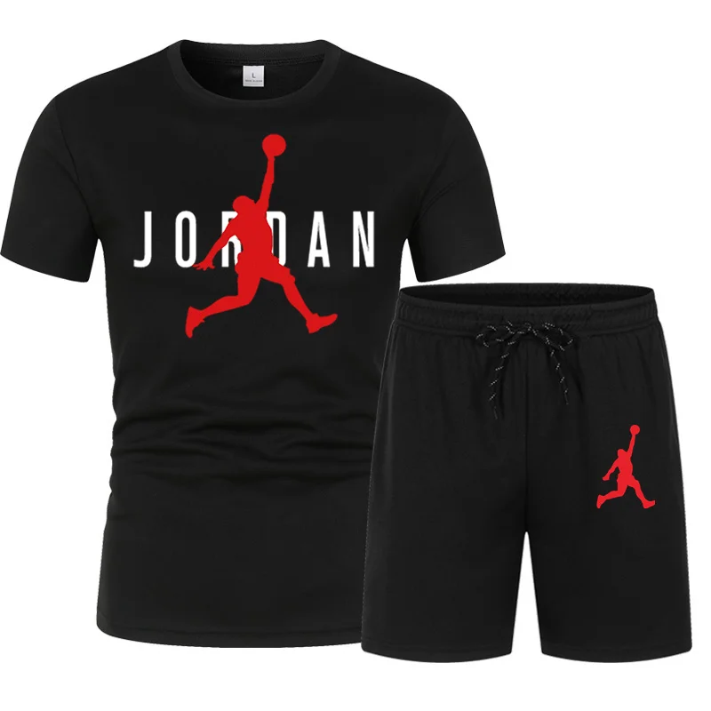 Basketball Summer Fashion Leisure brand Men's Tracksuit Sportswear Track Suits Male Sweatsuit Short Sleeves T shirt 2 piece set|
Basketball Summer Fashion Leisure brand Men's Tracksuit Sportswear Track Suits Male Sweatsuit Short Sleeves T shirt 2 piece set|