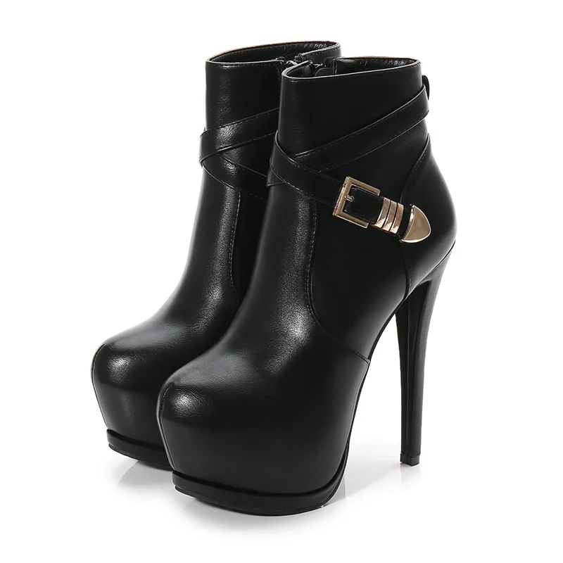 Super High Heels 14cm Nightclub Sexy women Waterproof Platform Stiletto Ankle Autumn and Winter New Genuine Leather Female Boots
Super High Heels 14cm Nightclub Sexy women Waterproof Platform Stiletto Ankle Autumn and Winter New Genuine Leather Female Boots