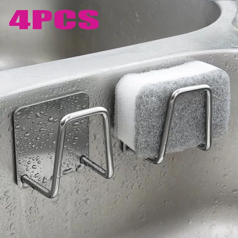 Kitchen Adhesive Stainless Steel Sponge Holder Waterproof Sink Sponge Drain Rack Shelf Kitchen Organizer Storage Accessories
Kitchen Adhesive Stainless Steel Sponge Holder Waterproof Sink Sponge Drain Rack Shelf Kitchen Organizer Storage Accessories