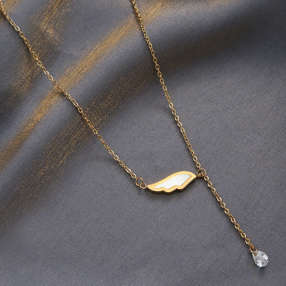 Titanium Stainless Steel Gold Color White Cloudy Choker Necklace For Woman Korean Fashion Jewelry Gothic Girl's Chain
Titanium Stainless Steel Gold Color White Cloudy Choker Necklace For Woman Korean Fashion Jewelry Gothic Girl's Chain