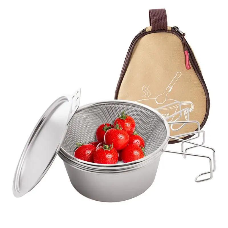 Travel Bowl Stainless Steel Bowls Camp Cup Space-Saving Anti-Scalding Tableware Set Portable Bowl Anti-Falling Camping
Travel Bowl Stainless Steel Bowls Camp Cup Space-Saving Anti-Scalding Tableware Set Portable Bowl Anti-Falling Camping