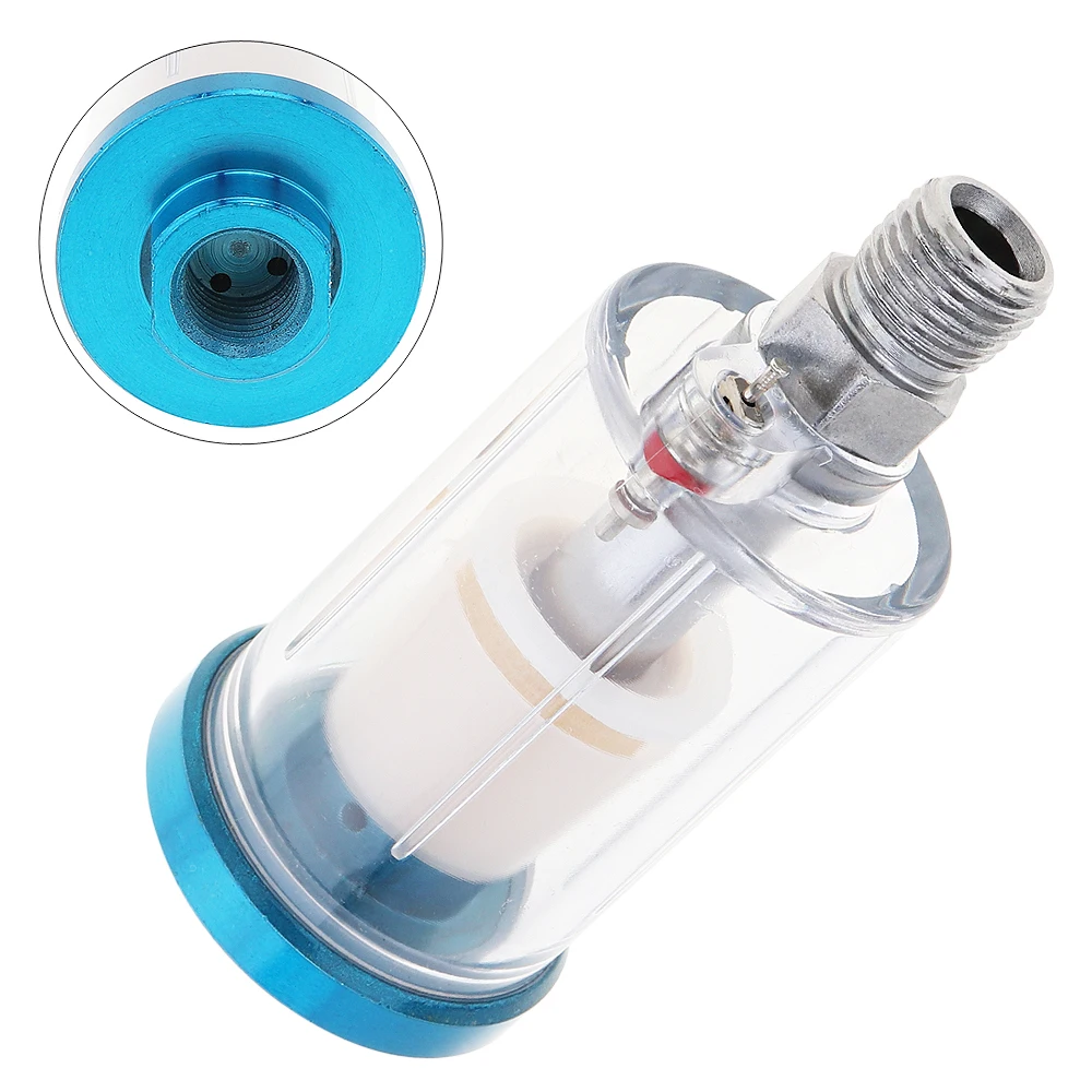 1/4" Mini Spray Gun Air Line Filter Painting Moisture Separator Water Trap Filter Paint Accessory Regulator Clear In-line Tool
1/4" Mini Spray Gun Air Line Filter Painting Moisture Separator Water Trap Filter Paint Accessory Regulator Clear In-line Tool