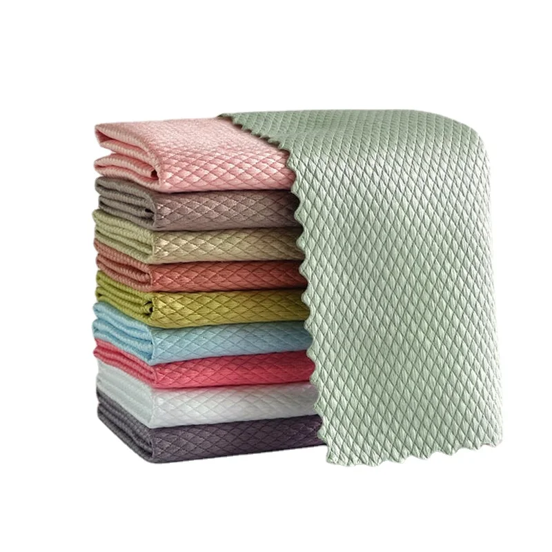 New 5pcs Kitchen Anti-Grease Wiping Rags Efficient Fish Scale Wipe Cloth Cleaning Cloth Home Washing Dish Cleaning Towel
New 5pcs Kitchen Anti-Grease Wiping Rags Efficient Fish Scale Wipe Cloth Cleaning Cloth Home Washing Dish Cleaning Towel