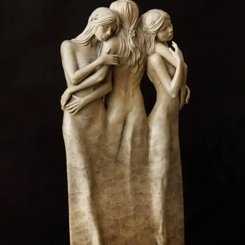 PDTO Sculpture of Three Goddess Embracing Resin Statue Figurine Home Table Decor Gift
PDTO Sculpture of Three Goddess Embracing Resin Statue Figurine Home Table Decor Gift