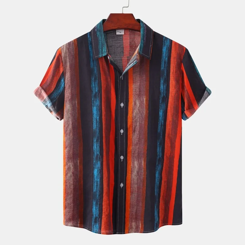 Men Clothing 2022 New Fashion Spring Summer Plaid Style Men's Printed Shirt Men's Short-sleeved Shirt Camisas Para Hombre
Men Clothing 2022 New Fashion Spring Summer Plaid Style Men's Printed Shirt Men's Short-sleeved Shirt Camisas Para Hombre