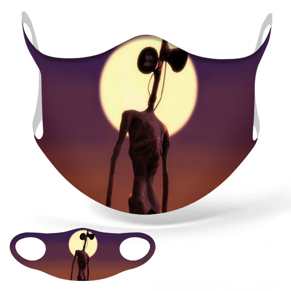 Siren Head Full Color Mouth Mask Breathable Unisex Face Mask Reuseable Anti Pollution Face Shield Wind Proof
Siren Head Full Color Mouth Mask Breathable Unisex Face Mask Reuseable Anti Pollution Face Shield Wind Proof