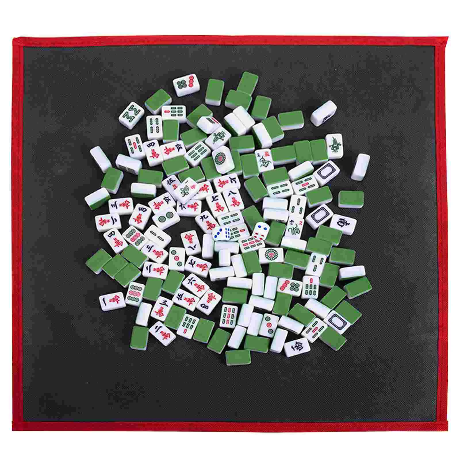 1 Set of Mahjong Set Chinese Mahjong Game Playthings Kit with Dices for Home Travel
1 Set of Mahjong Set Chinese Mahjong Game Playthings Kit with Dices for Home Travel