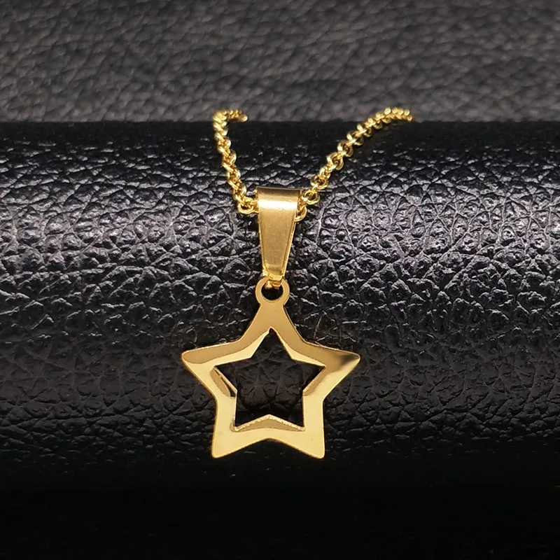 Star Stainless Steel Necklace Pendant Women Gold Color Necklaces Pendants Jewellery Christmas Gift colgante estrella N17954S07
Star Stainless Steel Necklace Pendant Women Gold Color Necklaces Pendants Jewellery Christmas Gift colgante estrella N17954S07