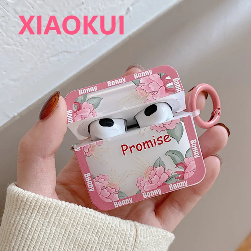 Rose Flower Promise Cases For Apple Airpods Pro 1 2 3 Air pods Silicon Soft Protective Cover Case Headphone Carrying Box
Rose Flower Promise Cases For Apple Airpods Pro 1 2 3 Air pods Silicon Soft Protective Cover Case Headphone Carrying Box