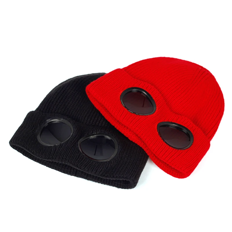 Masked personalityThickened Winter Knitted Hat winter outdoor riding hats Warm Beanies Skullies Ski Cap with Removable Glasses
Masked personalityThickened Winter Knitted Hat winter outdoor riding hats Warm Beanies Skullies Ski Cap with Removable Glasses