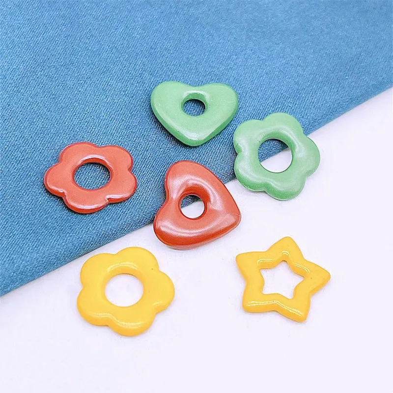 Lovely Romantic Flower Star Love Hollow DIY Alloy Baking Paint Accessories Necklace Keychain Pendant Hairband Jewellery Making
Lovely Romantic Flower Star Love Hollow DIY Alloy Baking Paint Accessories Necklace Keychain Pendant Hairband Jewellery Making