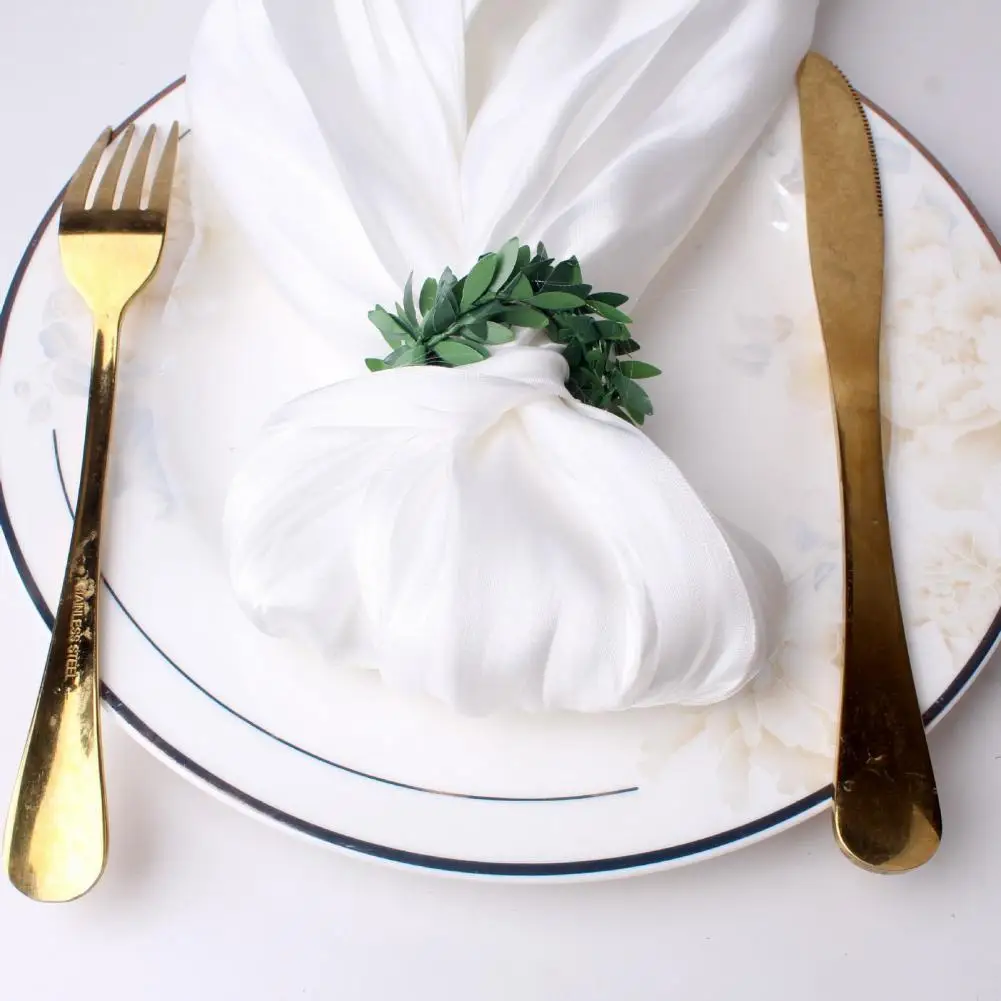Dinner Napkin Ring Reusable Christmas Wreath Napkin Rings Festive Santa Hat Shiny Leaves for Xmas Party Table Decorations Set
Dinner Napkin Ring Reusable Christmas Wreath Napkin Rings Festive Santa Hat Shiny Leaves for Xmas Party Table Decorations Set