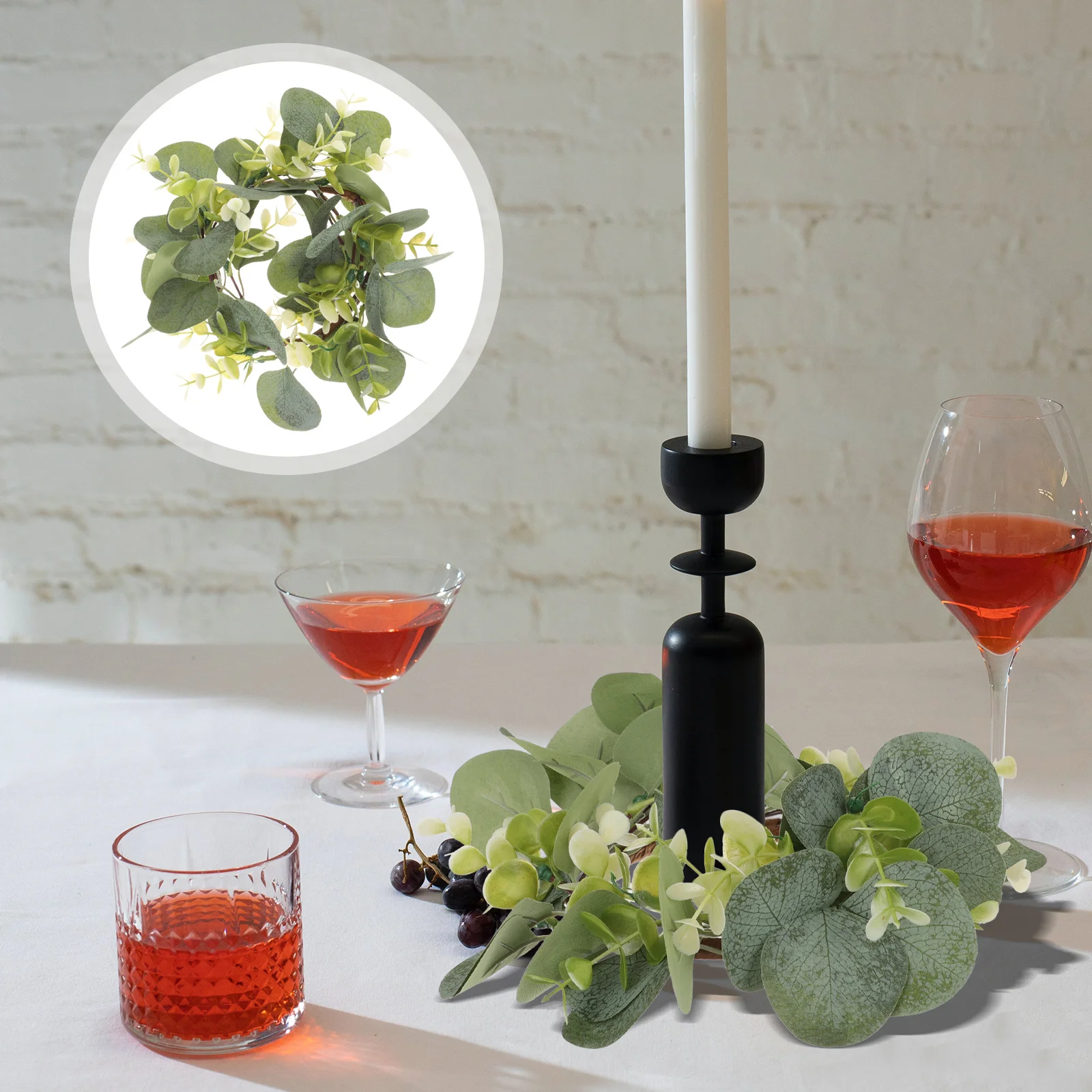 2 Pcs Ring Outdoor Table Decor Green Leaf Wreath Leaves Hanging Plastic Tabletop Simulation
2 Pcs Ring Outdoor Table Decor Green Leaf Wreath Leaves Hanging Plastic Tabletop Simulation