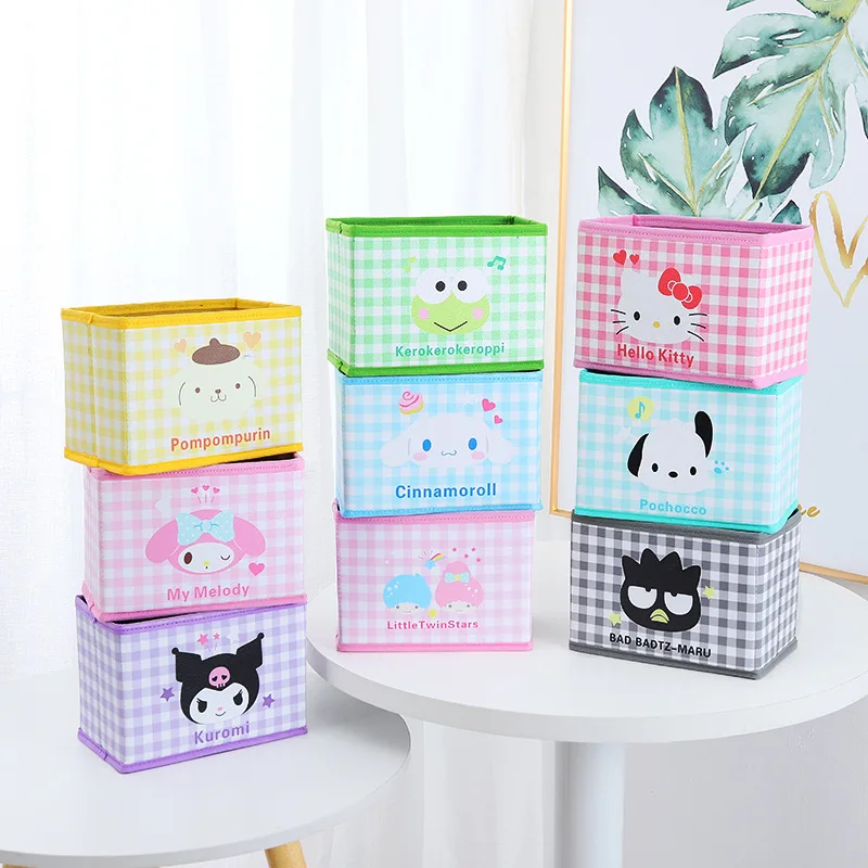 Sanrio cartoon kawaii kt cat Kuromi black beauty plaid desktop classification organize storage box cute anime miscellaneous
Sanrio cartoon kawaii kt cat Kuromi black beauty plaid desktop classification organize storage box cute anime miscellaneous