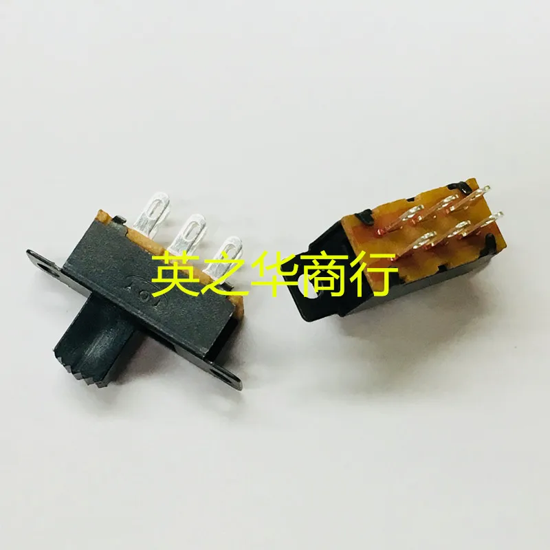 30pcs orginal new SS22F32 toggle switch 2 gear 6 feet double row 2P2T slide switch handle length 4MM-7MM
30pcs orginal new SS22F32 toggle switch 2 gear 6 feet double row 2P2T slide switch handle length 4MM-7MM
