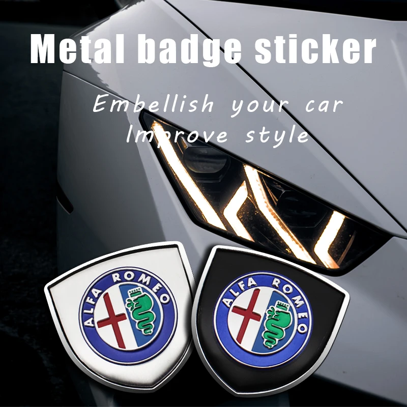 3D Metal Alloy Logo Car Fender Sticker Side Body Emblem Badge For Alfa Romeo 147 156 Giulietta Giulia Mito Stelvio Brera Spider
3D Metal Alloy Logo Car Fender Sticker Side Body Emblem Badge For Alfa Romeo 147 156 Giulietta Giulia Mito Stelvio Brera Spider