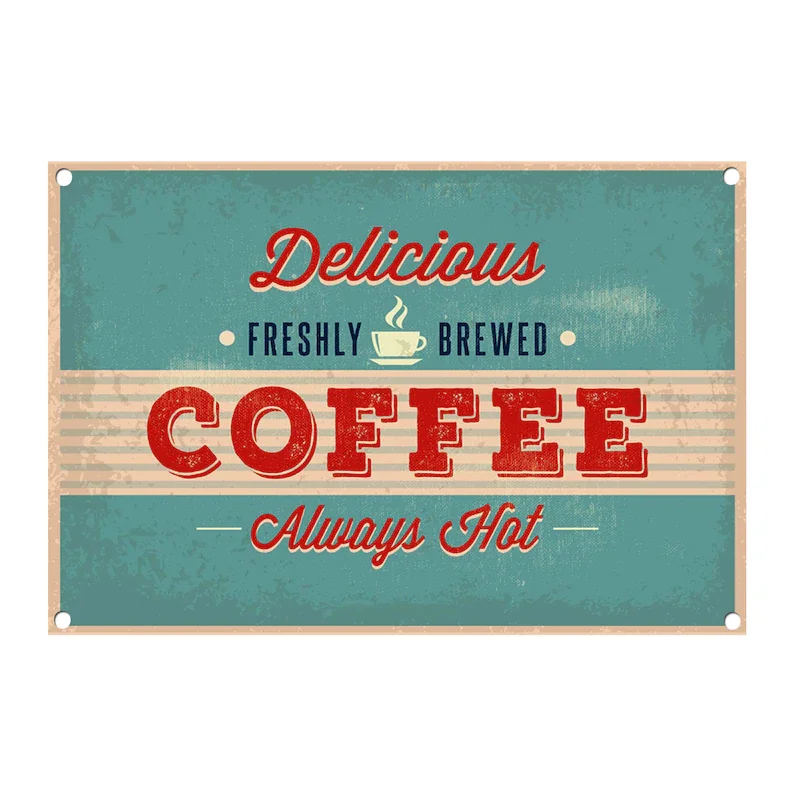 Coffee Metal Sign, Drinks, Restaurant, Diner, Cafe, Pub, Wall Door Decor Plaque, 756
Coffee Metal Sign, Drinks, Restaurant, Diner, Cafe, Pub, Wall Door Decor Plaque, 756