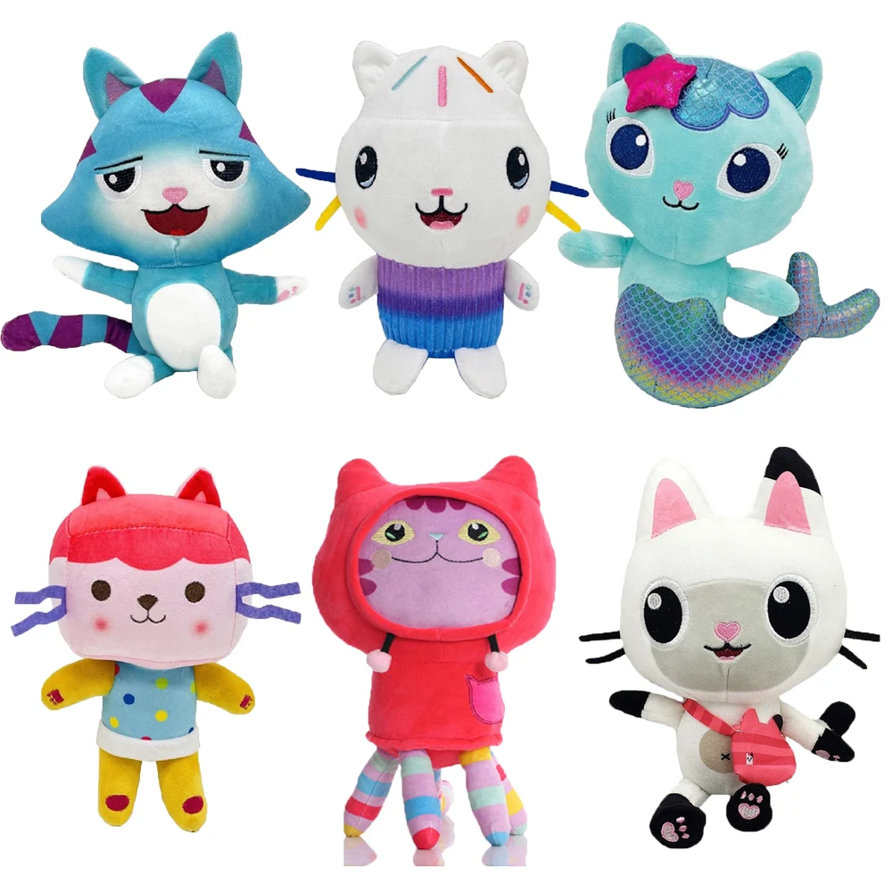 25Cm Gabby Dollhouse Lovely Plush Gaby Toy Plush 10pcs House Cat Doll Cartoon Stuffed Animals Mermaid Cat Plushie Dolls Kids Toy 
25Cm Gabby Dollhouse Lovely Plush Gaby Toy Plush 10pcs House Cat Doll Cartoon Stuffed Animals Mermaid Cat Plushie Dolls Kids Toy