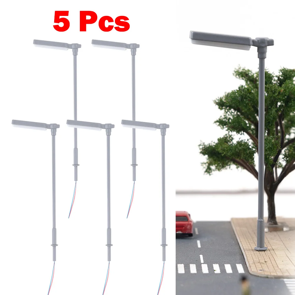 5Pieces Model Railway N Gauge Lamp 1:160 Street Lamp LED 65mm Light Model Train Railroad Decoration Building Landscape Accessory
5Pieces Model Railway N Gauge Lamp 1:160 Street Lamp LED 65mm Light Model Train Railroad Decoration Building Landscape Accessory