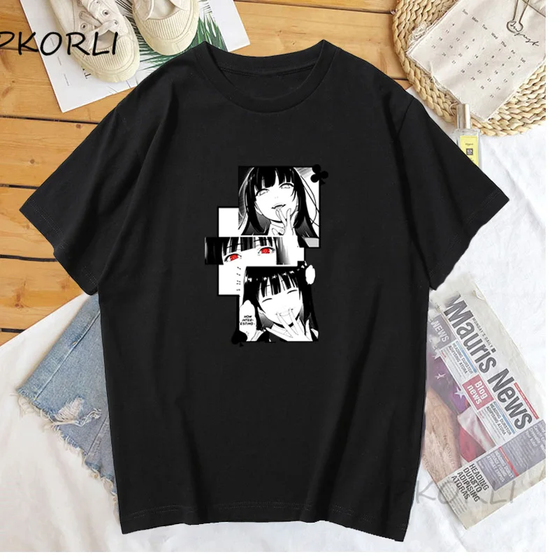 Japanese Anime Kakegurui T Shirts for Women Cosplay Short Sleeves Summer Casual Harajuku Top Tees Japan Cotton T-Shirt Camiseta
Japanese Anime Kakegurui T Shirts for Women Cosplay Short Sleeves Summer Casual Harajuku Top Tees Japan Cotton T-Shirt Camiseta