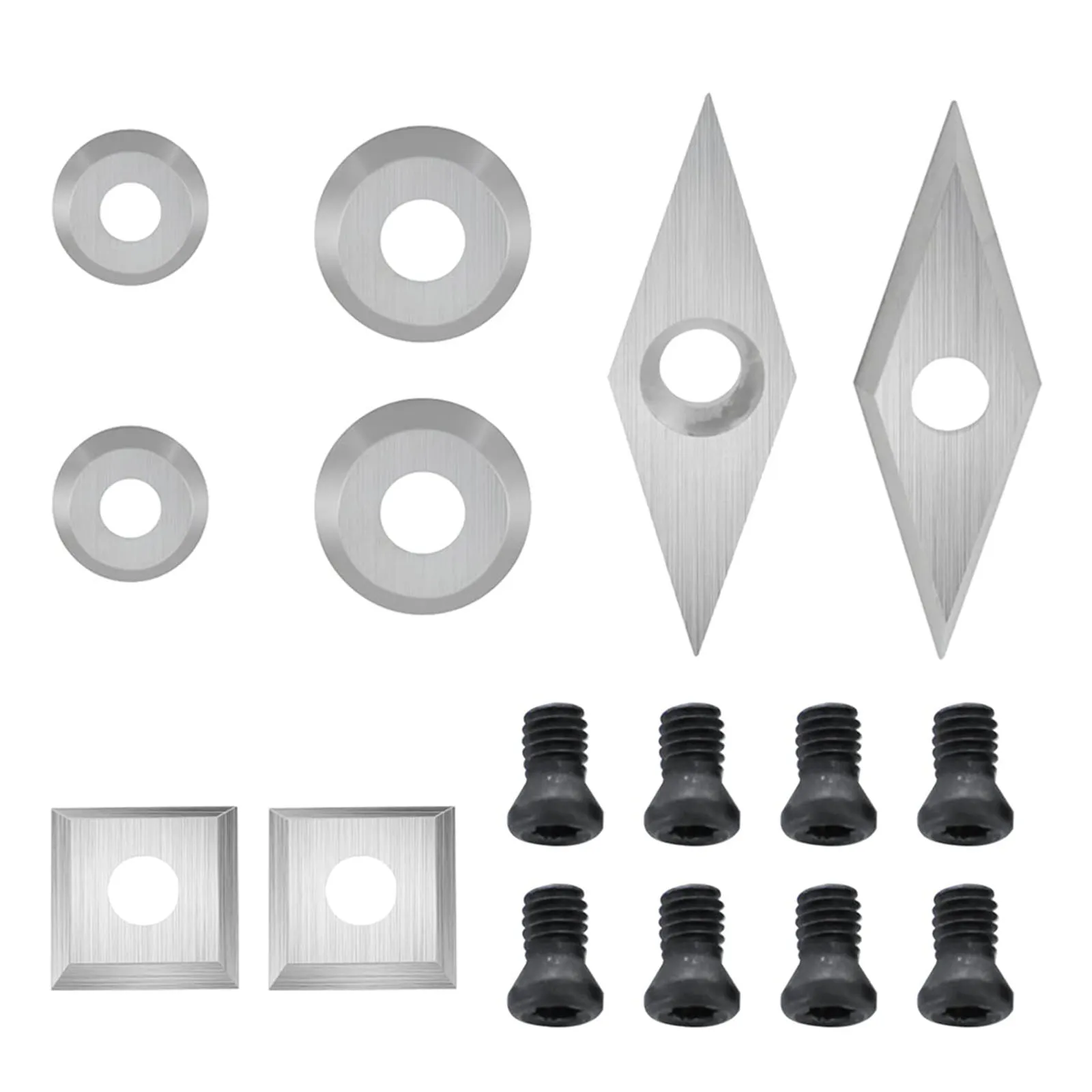 8pcs Tungsten Carbide Cutters Inserts Set Replacement Cutters For Wood Combination Set Replacement Cutter For Wood Lathe Turning
8pcs Tungsten Carbide Cutters Inserts Set Replacement Cutters For Wood Combination Set Replacement Cutter For Wood Lathe Turning