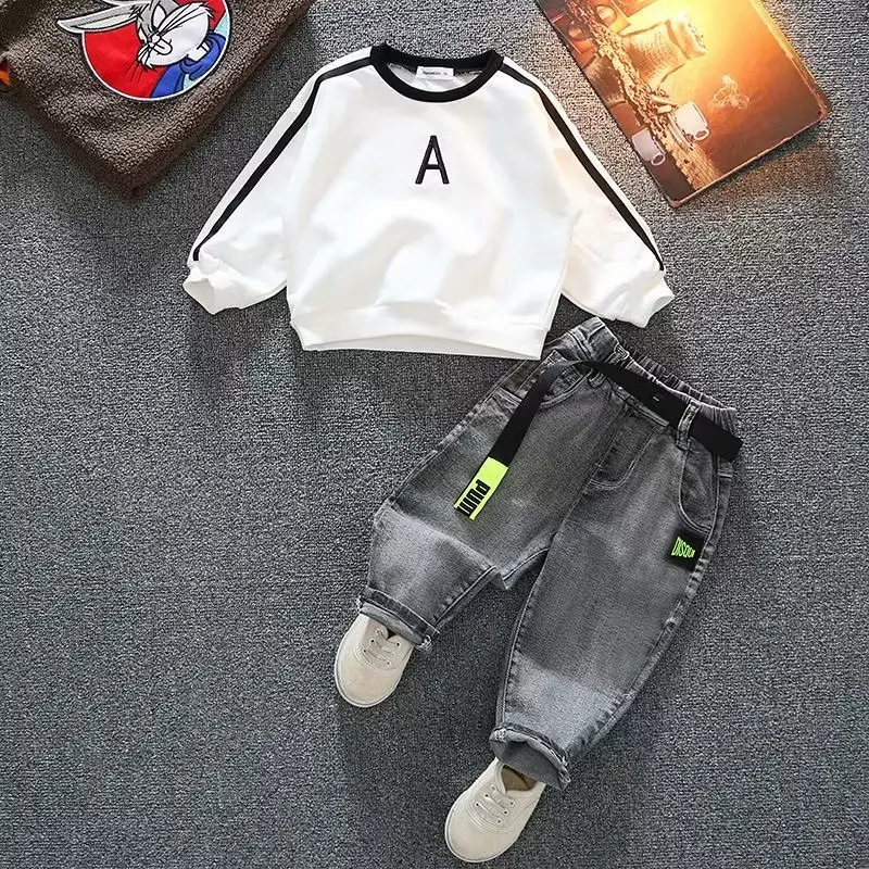 Spring Autumn Baby Clothes Suit Boys Outfit Sets Baby Boys T-Shirts+ Pants Sets 2 to 7 years New Fation 2023
Spring Autumn Baby Clothes Suit Boys Outfit Sets Baby Boys T-Shirts+ Pants Sets 2 to 7 years New Fation 2023