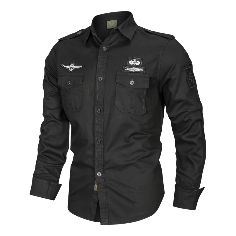 100% Pure Cotton Men's Casual Shirt 2022 Spring Autumn New Men Fashion Long Sleeve Tops Multi-pockets Button Lapel Mens Shirts
100% Pure Cotton Men's Casual Shirt 2022 Spring Autumn New Men Fashion Long Sleeve Tops Multi-pockets Button Lapel Mens Shirts