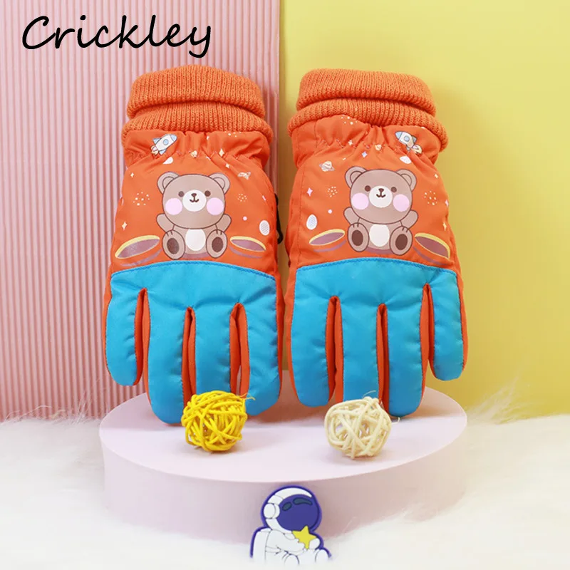 2022 Cartoon Bear Boys Girls Gloves Skiing Waterproof Kids Mittens Winter Cute Warm Plush Full Finger Children Gloves 3-6T
2022 Cartoon Bear Boys Girls Gloves Skiing Waterproof Kids Mittens Winter Cute Warm Plush Full Finger Children Gloves 3-6T
